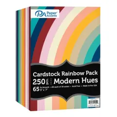 PA Paper&trade; Accents Modern Hues 5" x 7" Cardstock Variety Pack, 250 Sheets
