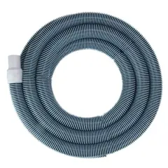 Pool Central 25ft. x 1.5" Blue & Black Extruded EVA In Ground Swimming Pool Vacuum Hose