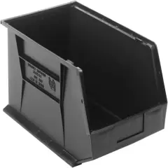 Quantum Storage Systems&reg; Black 18" x 11" x 10" ULTRA Stack & Hang Bins, 4ct.