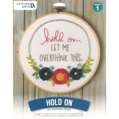 Leisure Arts Hold On Mini Maker Embroidery Kit