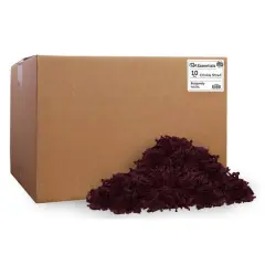 PA Essentials Crinkle Shred Box, 10lb. Burgundy