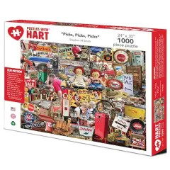 Hart Puzzles Picks, Picks, Picks by Steve Smith 1,000 Piece Jigsaw Puzzle