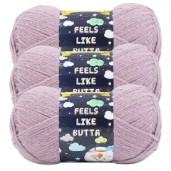 3 Pack Lion Brand&reg; Feels Like Butta&reg; Solid Yarn Quail