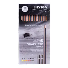 Lyra Graduate Student-Grade Graphite Pencils, 12ct.