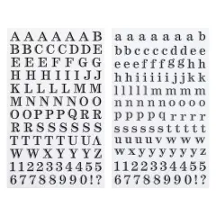 Black Printed Alphabet Stickers by Recollections&trade;