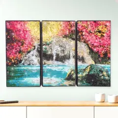 ArtSkills&reg; Brilliant Art Spring Waterfall Stretched Canvas Diamond Painting Kit