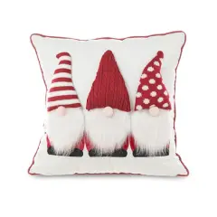 Glitzhome&reg; 3D Heavy Knitted Gnome Pillow