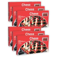Pressman&reg; Chess Board Game, 6 Packs