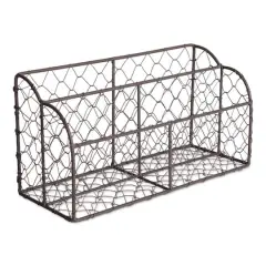 DII&reg; Chicken Wire Desktop Letter Holder