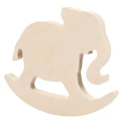 Leisure Arts&reg; 6" Rocking Elephant Wood Shape