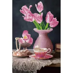 Simply Dotz&reg; Intermediate Daybreak Tulips Diamond Painting Kit