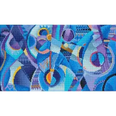 Diamond Dotz&reg; Intermediate Blue Moods Diamond Art Painting Kit