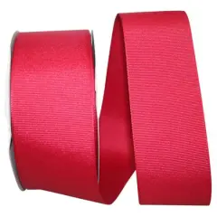 JAM Paper 2.25" Grosgrain Texture Ribbon Cranberry