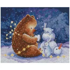 RTO Snow Heart Counted Cross Stitch Kit 