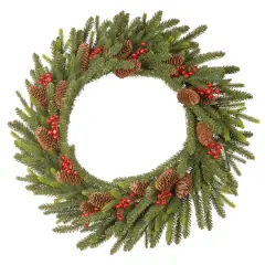 24" LED Dorchester Fir Wreath