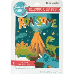 PaintWorks&trade; Roarsome Dinos Paint by Number Kit