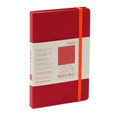Fabriano&reg; Ispira Dotted Hardcover Notebook Red