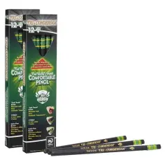 Dixon&reg; Tri-Conderoga&trade; #2 Pencils with Sharpener, 2 Packs of 12