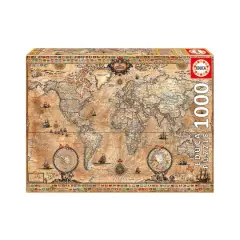 Educa Antique World Map 1,000 Piece Jigsaw Puzzle