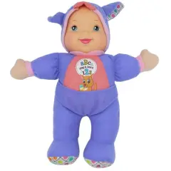 Goldberger Baby's First&reg; Sing & Learn&trade; Baby Doll with Purple Kangaroo Outfit