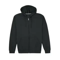 Fruit of the Loom Eversoft Fleece Full Zip HoodieBlack Heather