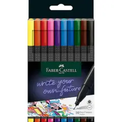 Faber-Castell&reg; 10 Color Grip Finepen Set