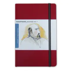 Global Art Travelogue Vermilion Red Drawing Journal