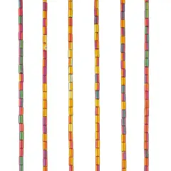 Glass Tube Beads, 4mm by Bead Landing&trade; Rose Red