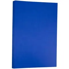 JAM Paper Bright 11" x 17" Tabloid Cardstock, 50 Sheets Presidential Blue