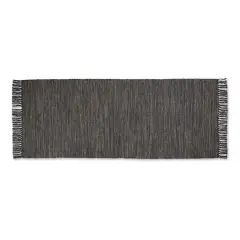 DII&reg; 2-Tone Ribbed Rug, 2.5ft. x 6ft. Mineral/Off White