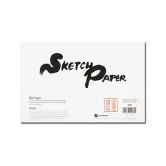 Yasutomo&reg; Sketch Kozo Rice Paper Pad, 12" x 18"