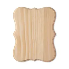 12" x 9" Beveled Wood Parenthesis Plaque by Make Market&reg;