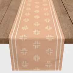 72" Blush Mudcloth Table Runner