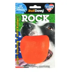 Ruff Dawg&trade; Rock Rubber Indestructible Retrieving Dog Toy