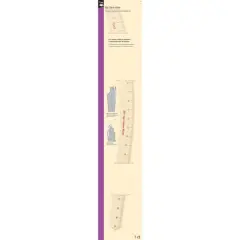 Dritz&reg; 24" Clear Hip Curve Ruler For Pattern Drafting
