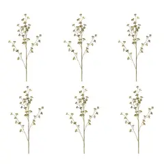 31" Green Winter Berry Pod Sprays, 6ct.