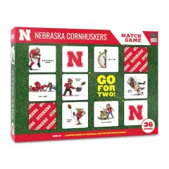 College Team Licensed Memory Match Game Nebraska Cornhuskers