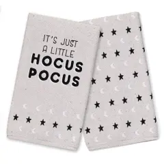 Hocus Pocus Moon Stars Tea Towel Set