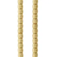 Gold Small Drum Beads, 7mm by Bead Landing&trade;