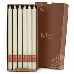 Root Candles 12" Unscented Timberline&trade; Arista&trade; Taper Candles, 12ct. Ivory