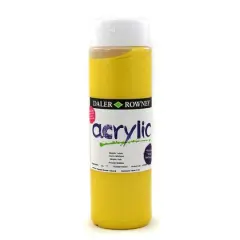Daler-Rowney&reg; Graduate Acrylic, 500mL Metallic Yellow