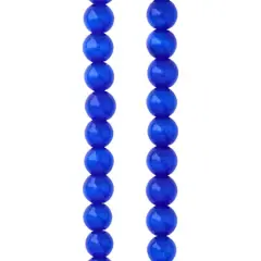 Cobalt Blue Cat's Eye Glass Round Beads, 8mm by Bead Landing&trade;