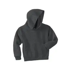 JERZEES&reg; NuBlend&reg; Youth Pullover Hooded Sweatshirt Black Heather