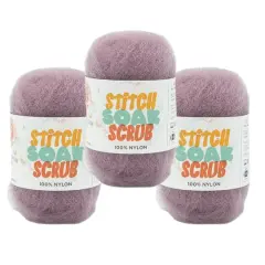 3 Pack Lion Brand&reg; Stitch Soak Scrub Yarn Lilac