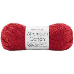 Premier&reg; Afternoon Cotton&trade; Yarn Scarlet