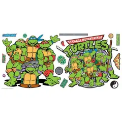 RoomMates Teenage Mutant Ninja Turtles Peel & Stick Giant Wall Decals