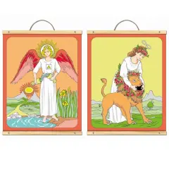 8" x 10" Strength & Temperance Tarot Paint-by-Number Kit by Artist's Loft&reg;