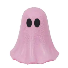 9" Iridescent Glitter Ghost Tabletop D&eacute;cor by Ashland&reg; Light Pink