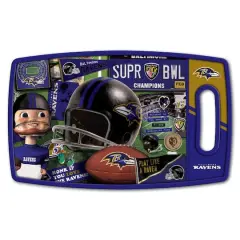 NFL Retro Series Cutting BoardBaltimore Ravens