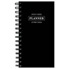 TF Publishing 2023 -2024 Black Night Small Weekly Monthly Planner